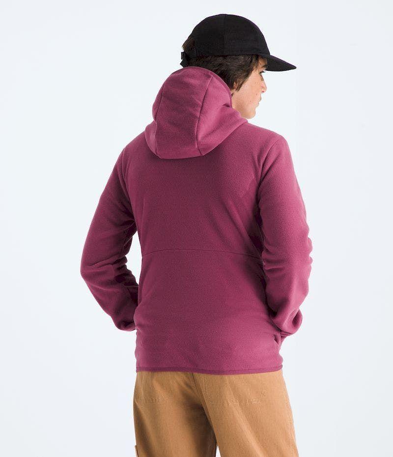 Polar The North Face Hombre Teen Glacier Fz Hooded Morado-5