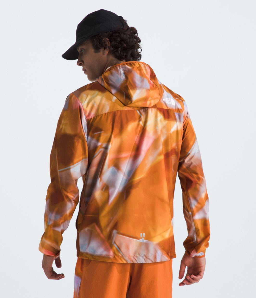 Chaqueta TNF Hombre Cortaviento Higher Run Wind Naranjo-1