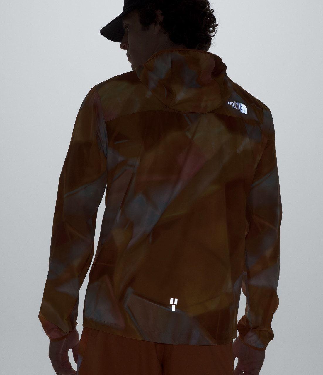 Chaqueta TNF Hombre Cortaviento Higher Run Wind Naranjo-6