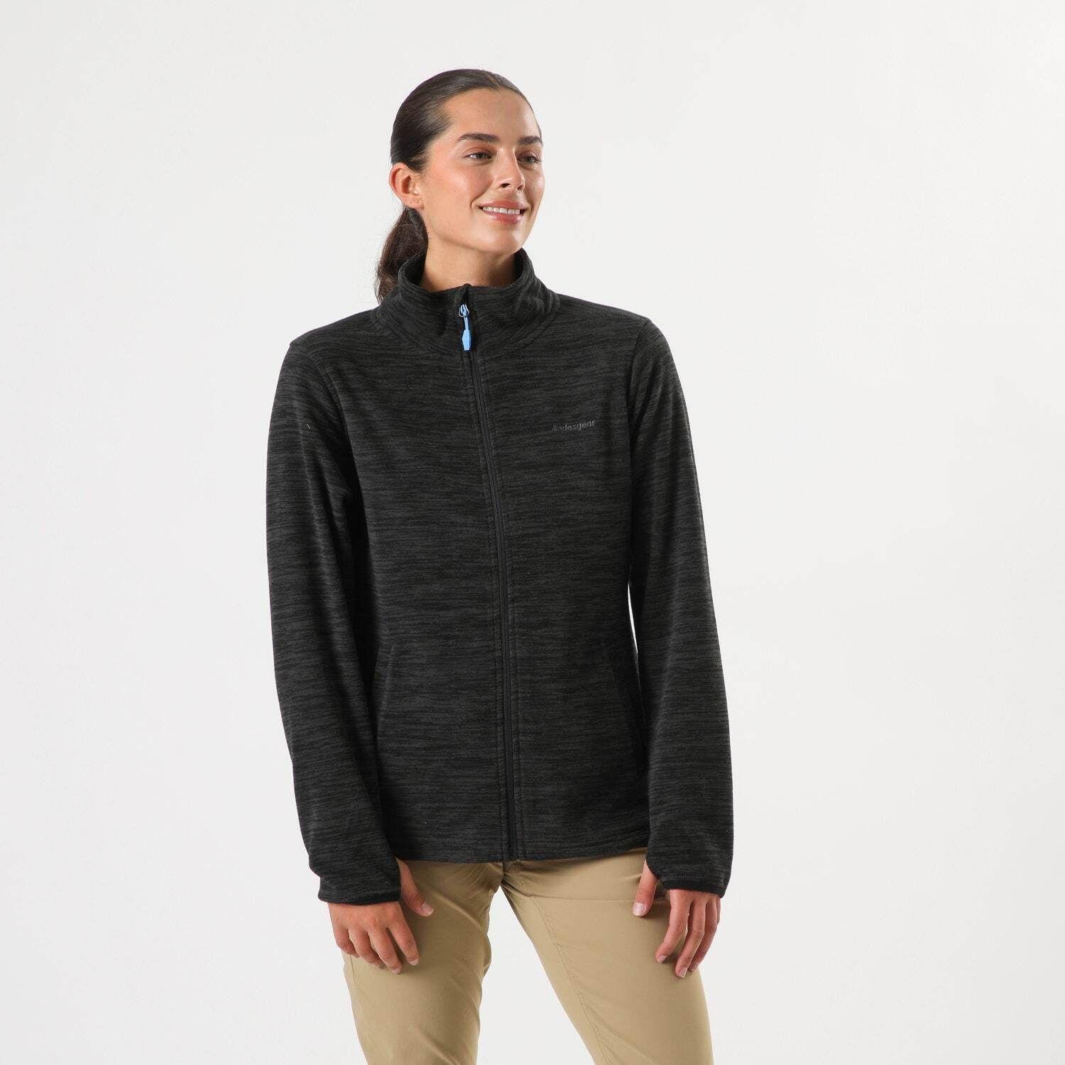 Polar Andesgear Mujer Maihue Fullzip Women Negro-0