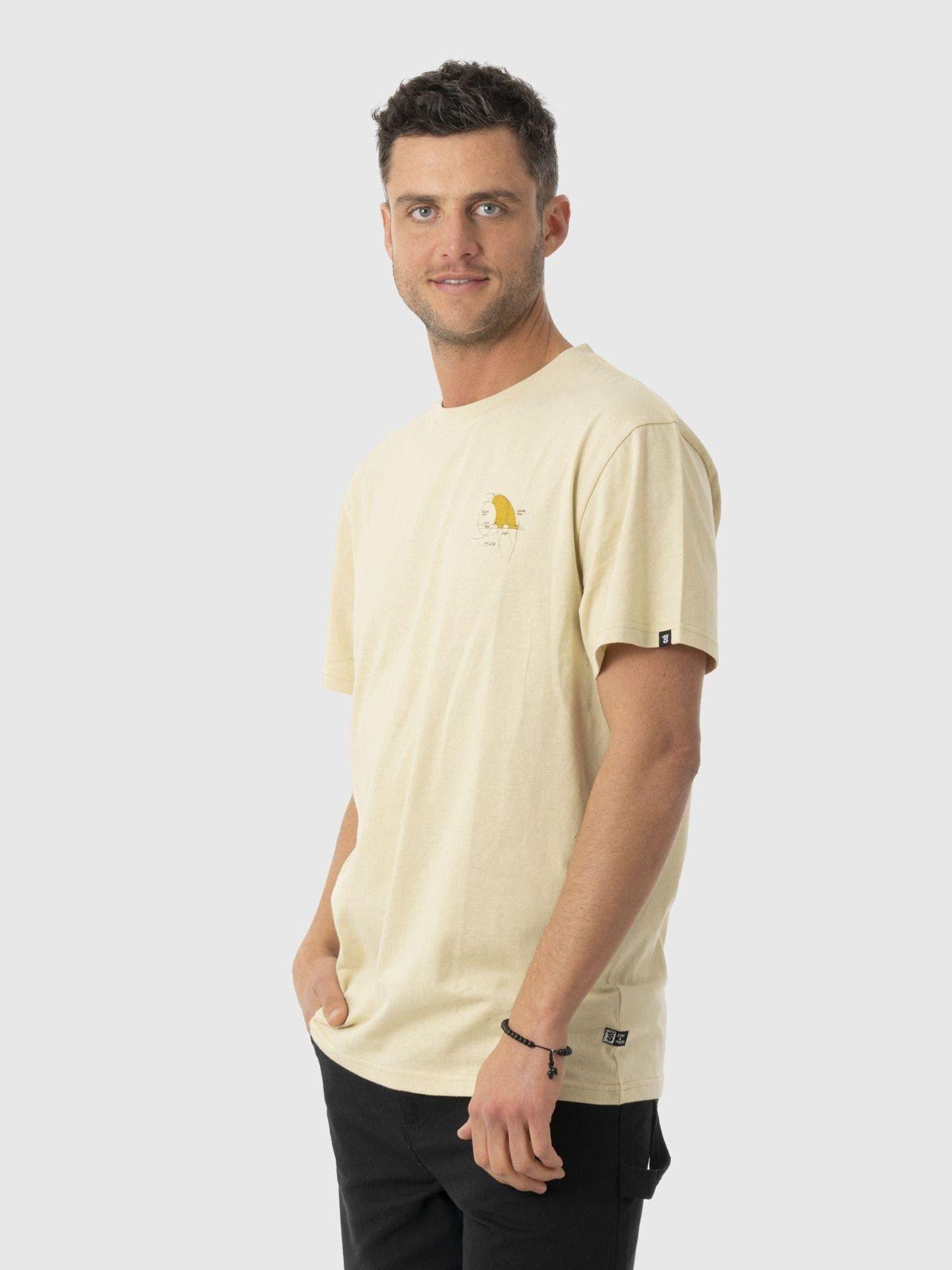 Polera Stoked Hombre Game Reciclada Amarillo-1