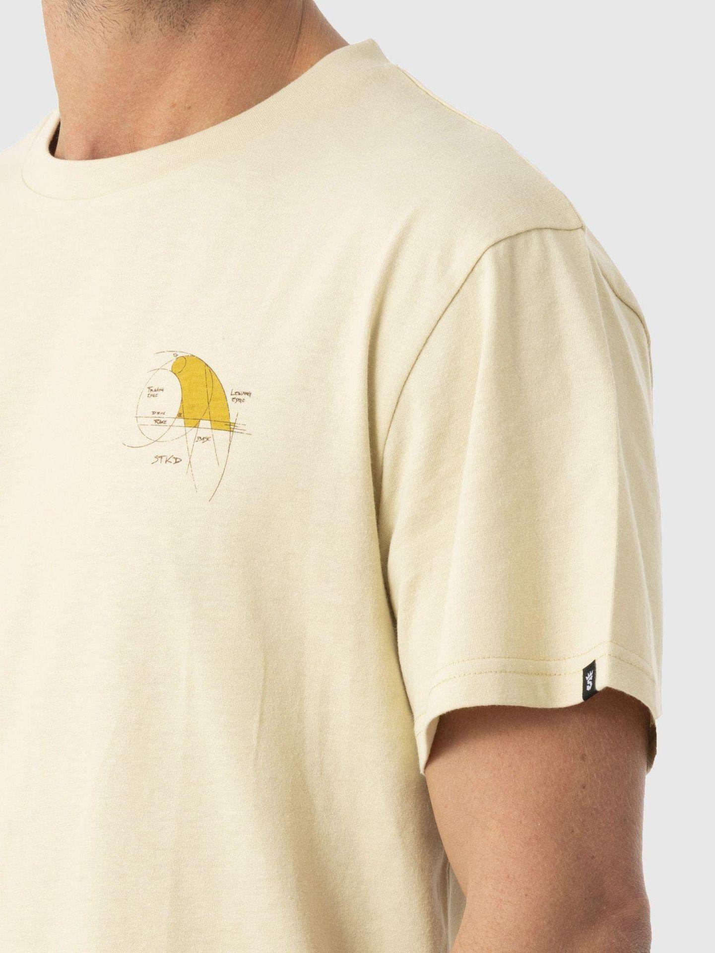 Polera Stoked Hombre Game Reciclada Amarillo-3