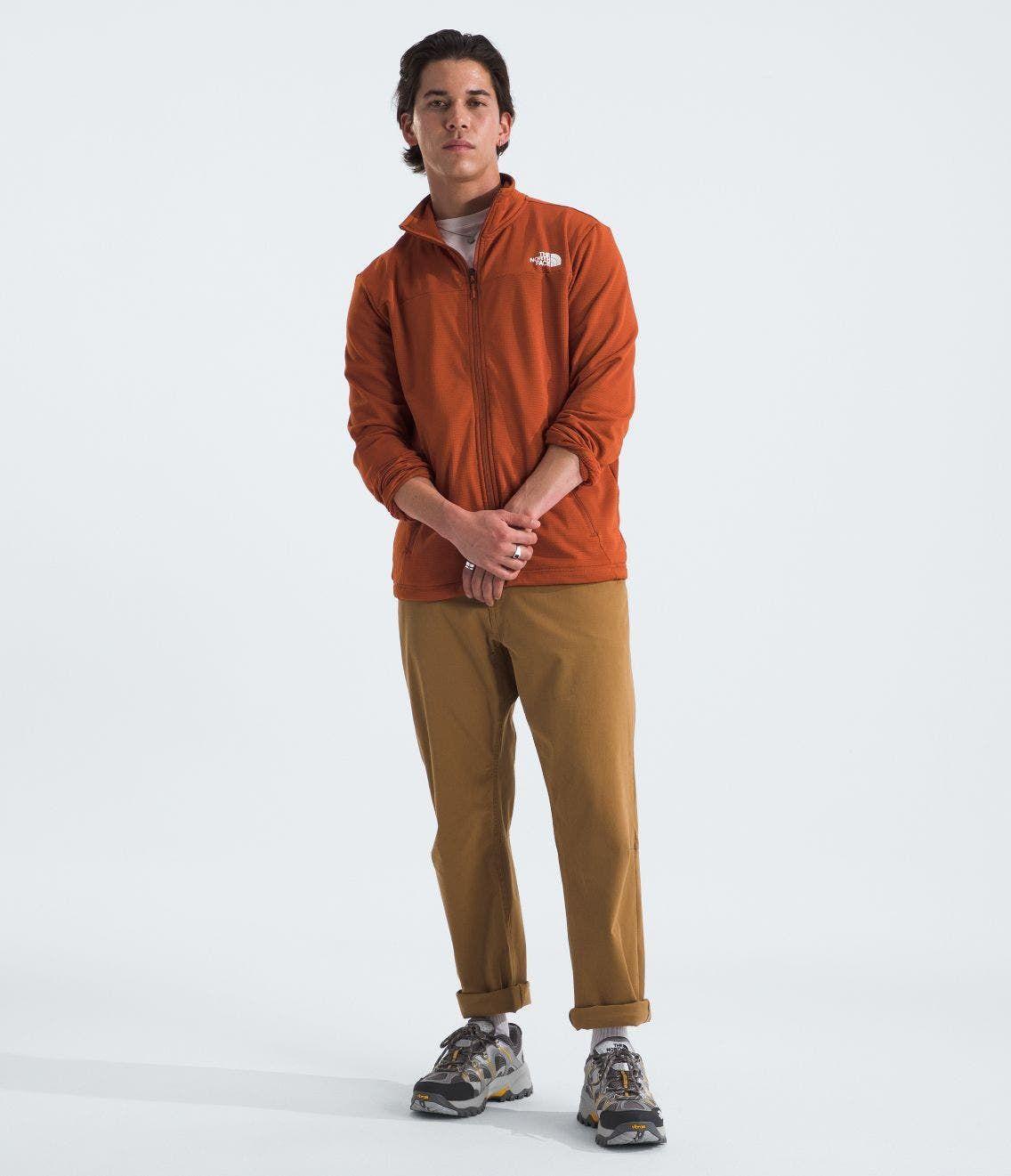 Polar Hombre The North Face Cedar Trail Grid Naranjo-2