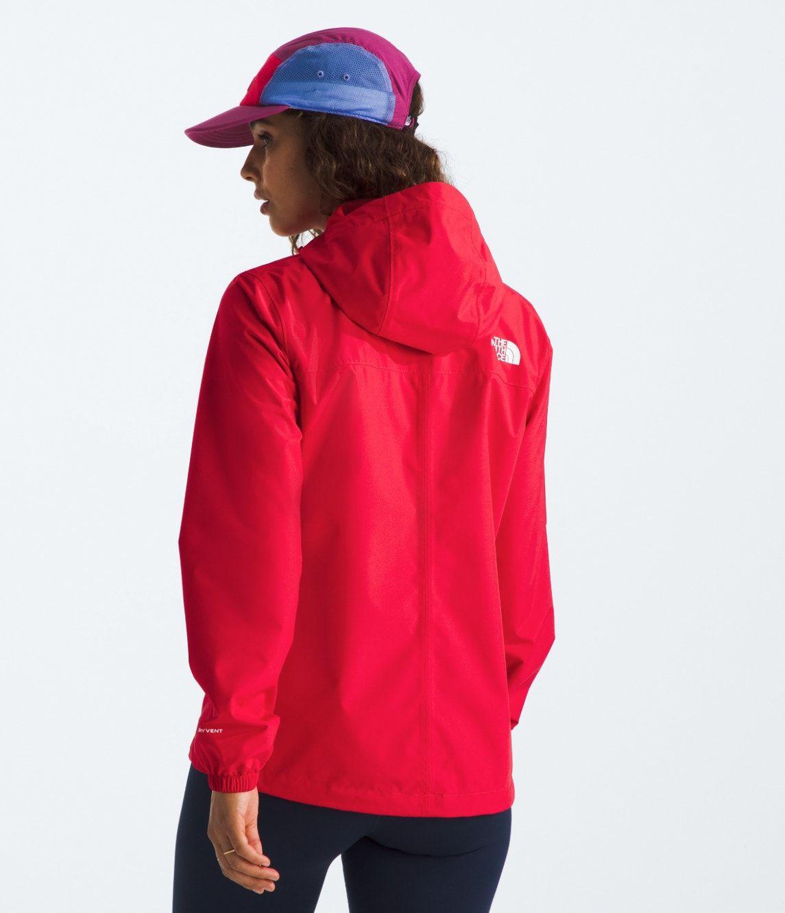 Chaqueta The North Face Mujer Impermeable Antora Rojo-1