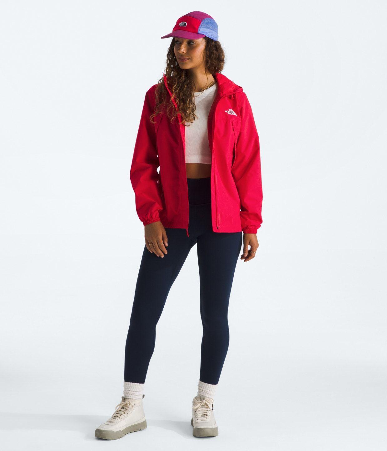Chaqueta The North Face Mujer Impermeable Antora Rojo-3