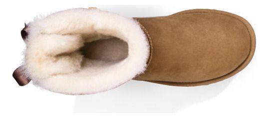 Bota UGG Mujer Bailey Bow II UGCHE Café-4