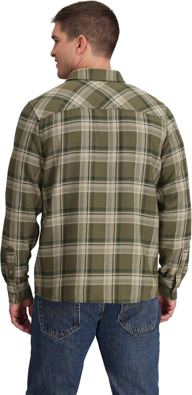 Camisa Outdoor Research Hombre Feedback Flannel Verde-1