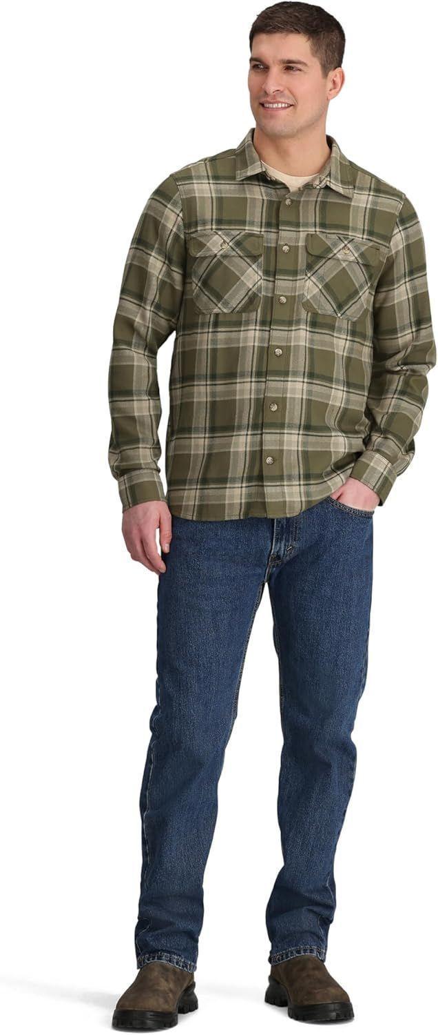 Camisa Outdoor Research Hombre Feedback Flannel Verde-4
