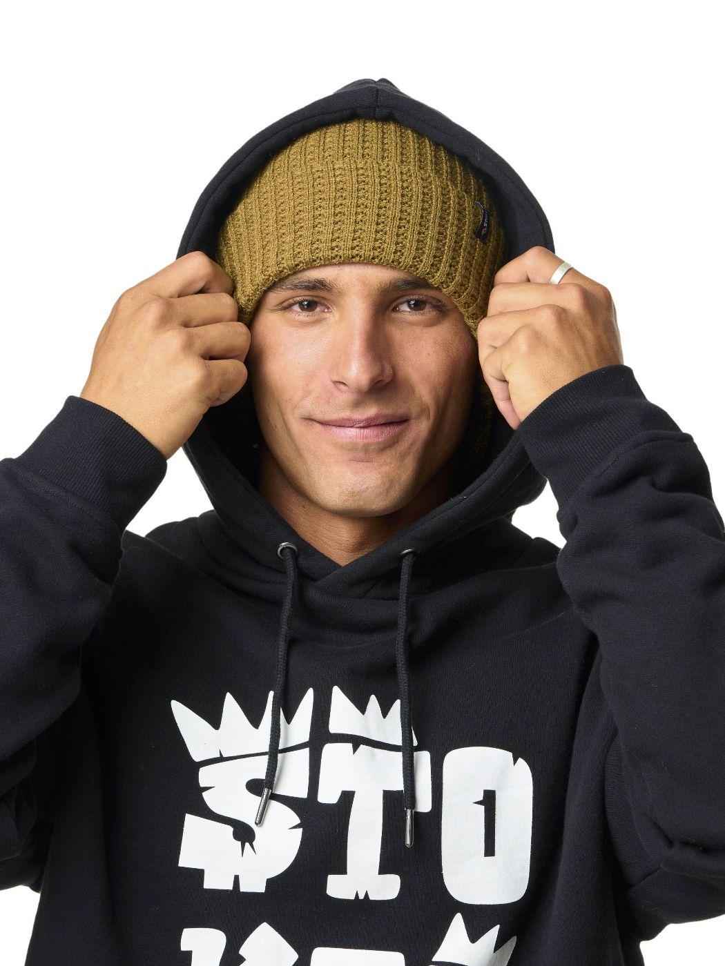 Gorro Stoked Unisex Beanie Pancake Café-3