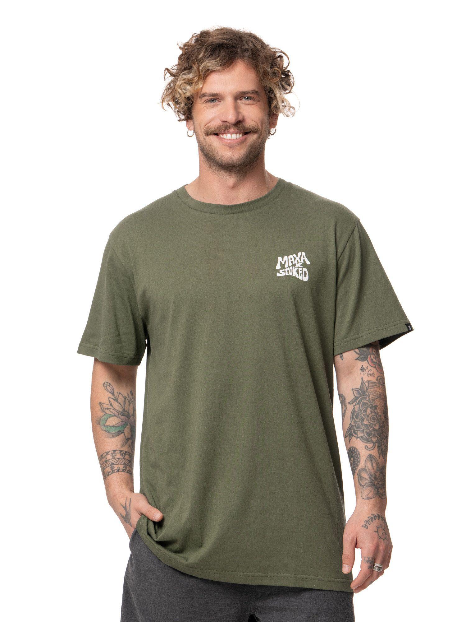 Polera Stoked Hombre Kombu Verde-0
