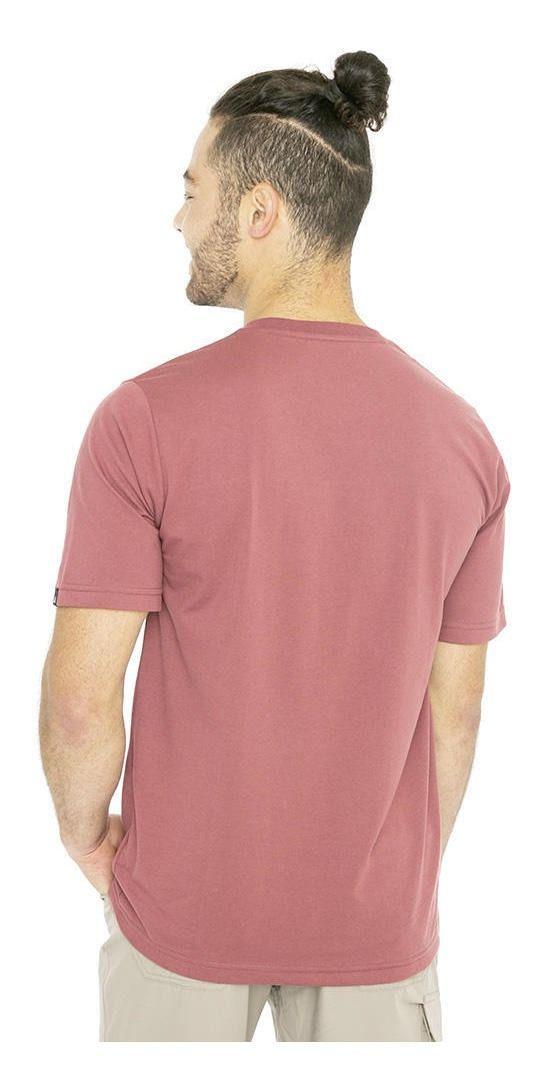 Polera Andesgear Hombre Print Mini Logo Rojo-2