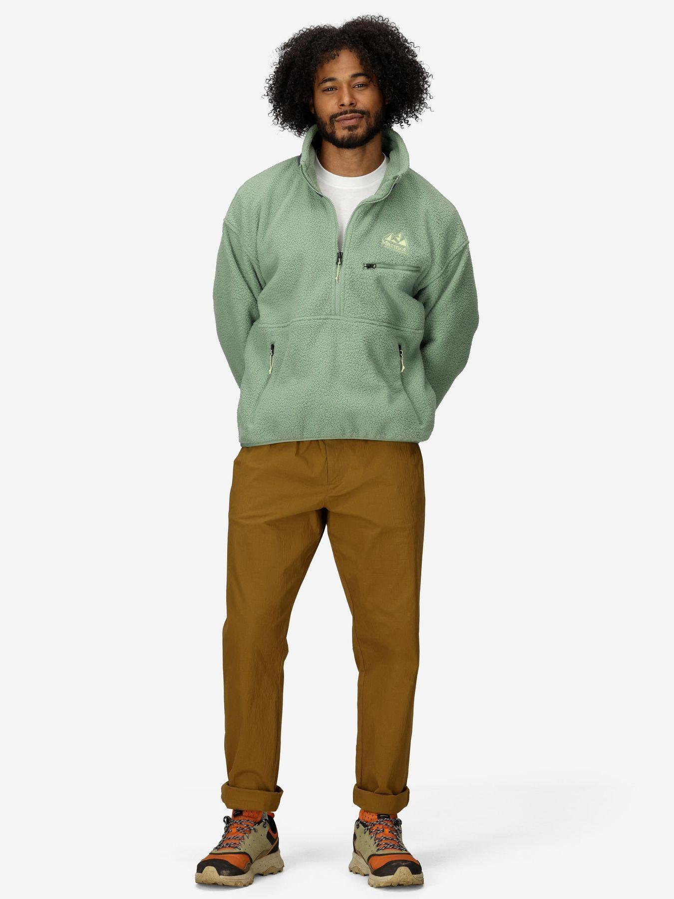 Polar Marmot Hombre 94 Eco Recycled Fleece Verde-2