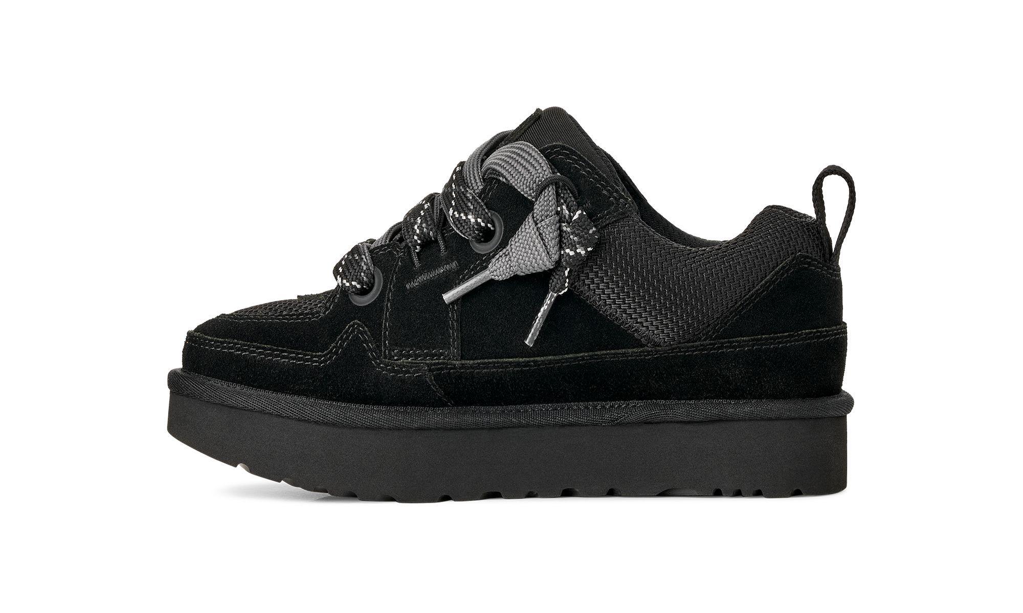 Zapatilla Ugg Mujer Lo Lowmel Negro-3