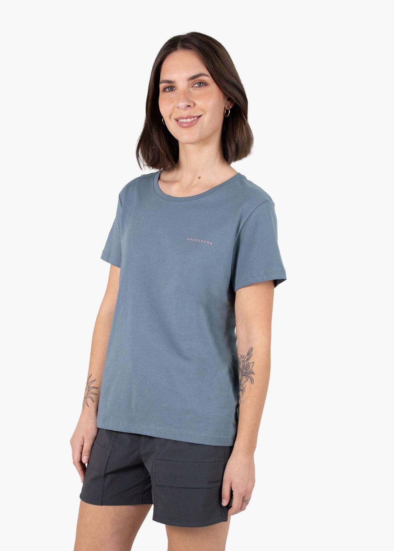 Polera Andesgear Mujer Paisaje Celeste-1