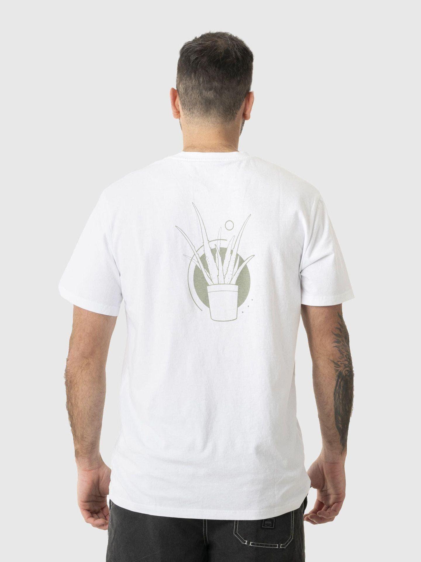 Polera Kivül Hombre Vegetal Reciclada Blanco-2