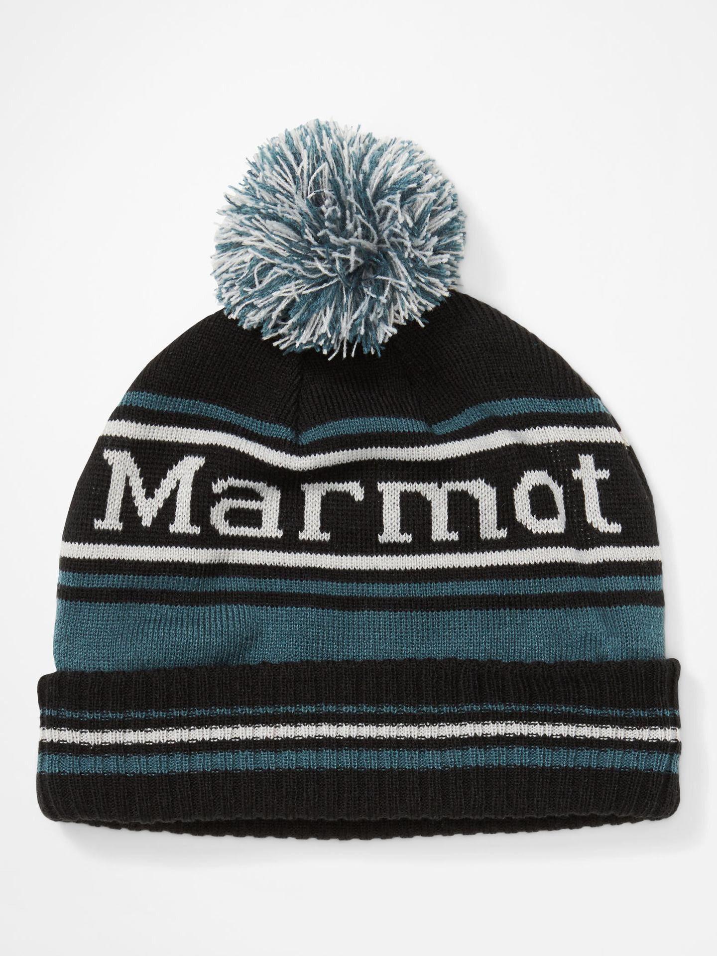 Gorro Marmot Unisex Retro Pom Azul-0