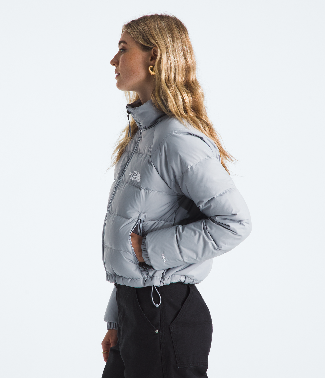 Chaqueta Hydrenalite Down Short Mujer Azul-4