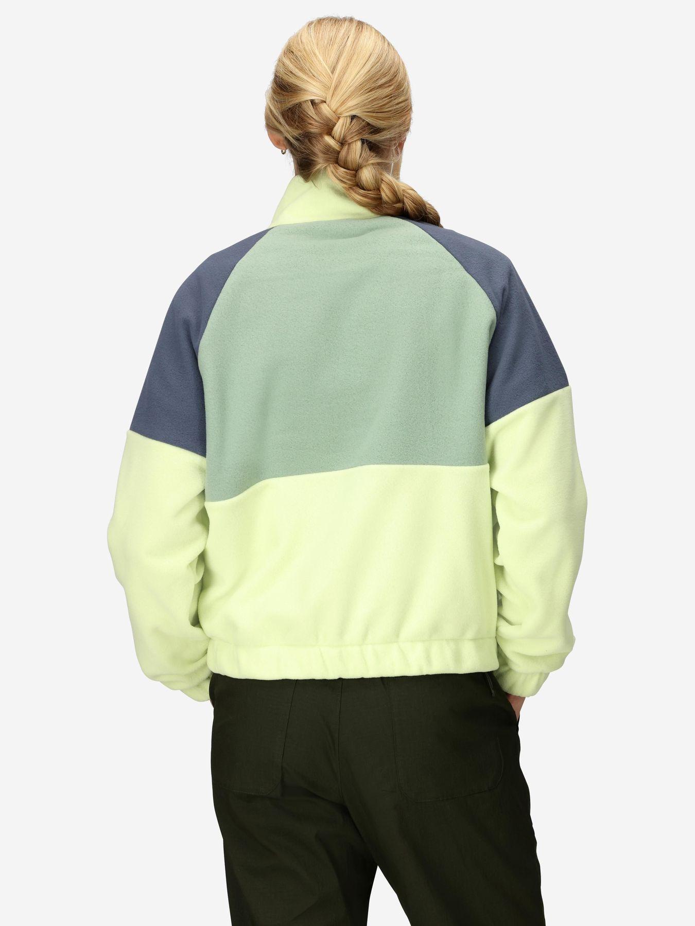 Polar Marmot Mujer Retro Rocklin Half Zip Verde-1