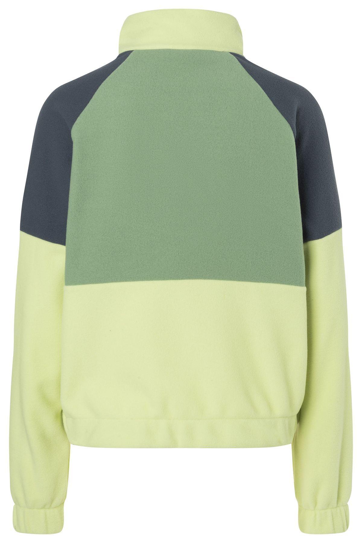 Polar Marmot Mujer Retro Rocklin Half Zip Verde-4