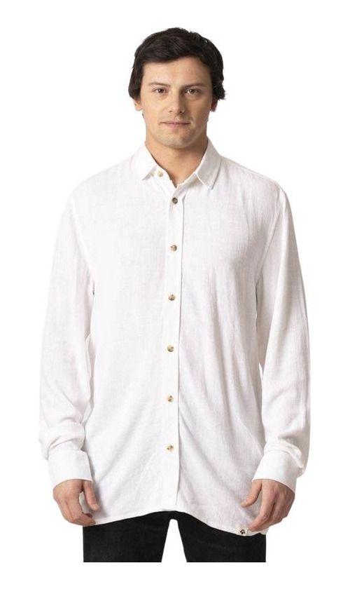 Camisa Kivül Hombre Ml Link Blanco-0