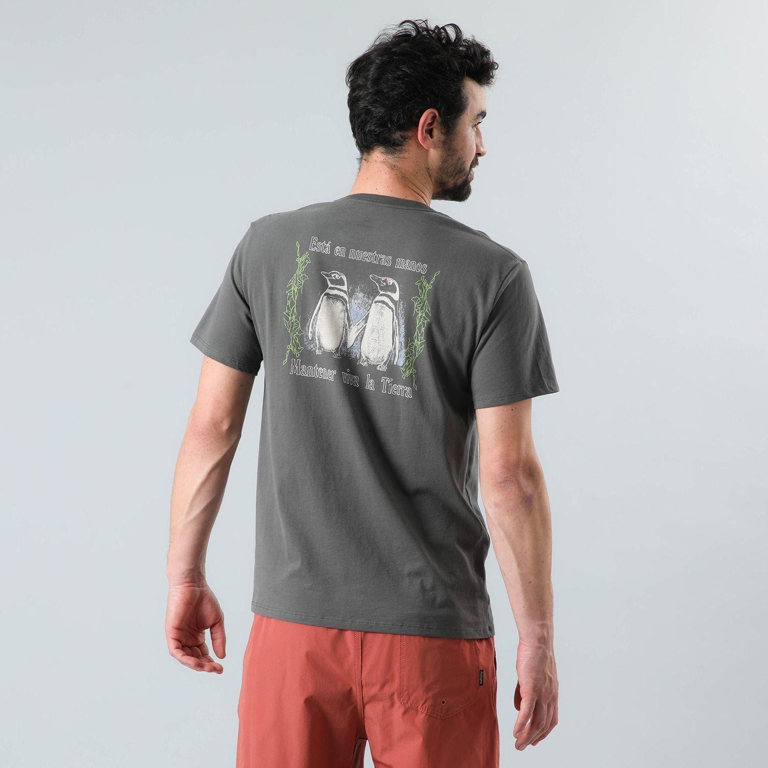 Polera Andesgear Hombre Orgánica Aclimatar M Gris-2