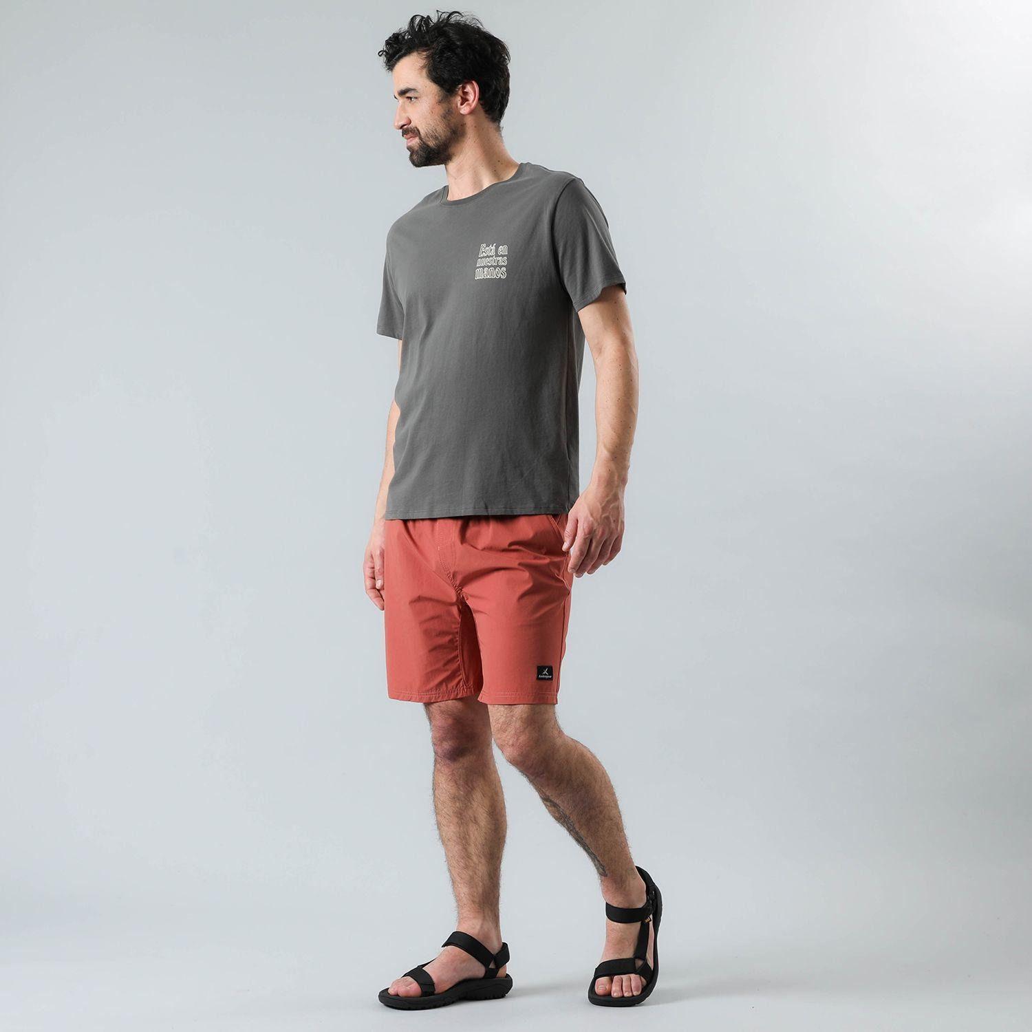 Polera Andesgear Hombre Orgánica Aclimatar M Gris-3