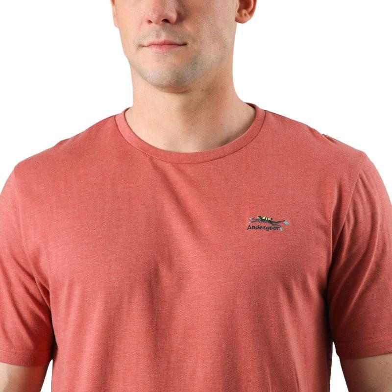 Polera Andesgear Hombre Icono Rojo-3