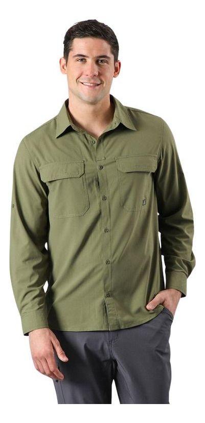 Camisa Andesgear Hombre Rupanco Ls Verde-0