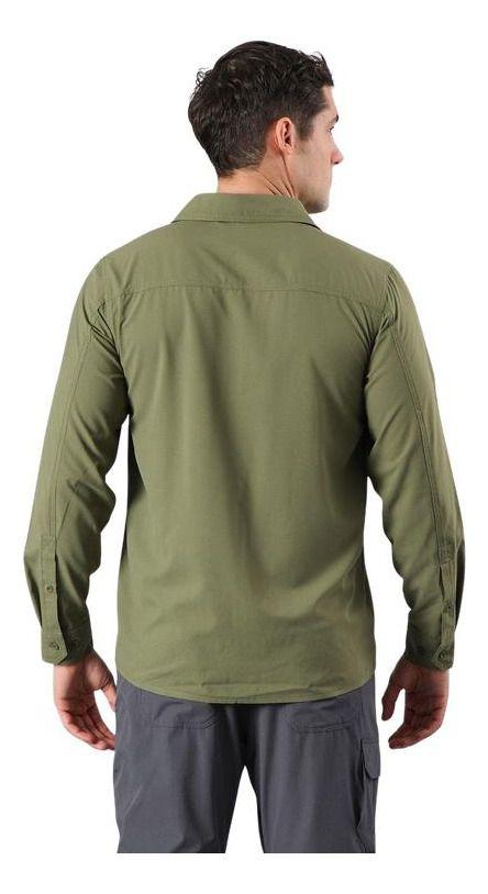 Camisa Andesgear Hombre Rupanco Ls Verde-1