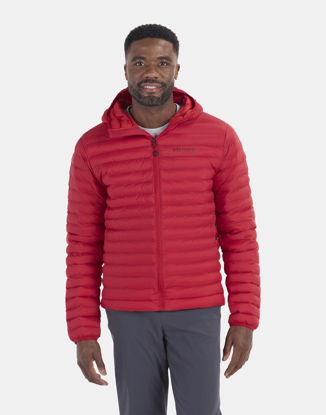Chaqueta Marmot Hombre Echo Featherless Hoody Rojo-0