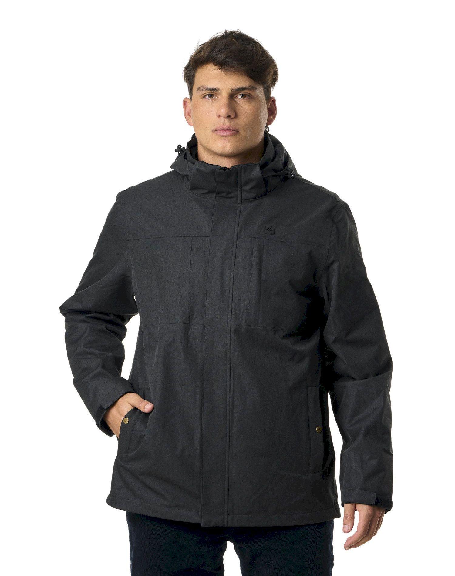 Chaqueta Kivul Hombre Siklos Reciclada Negra-0