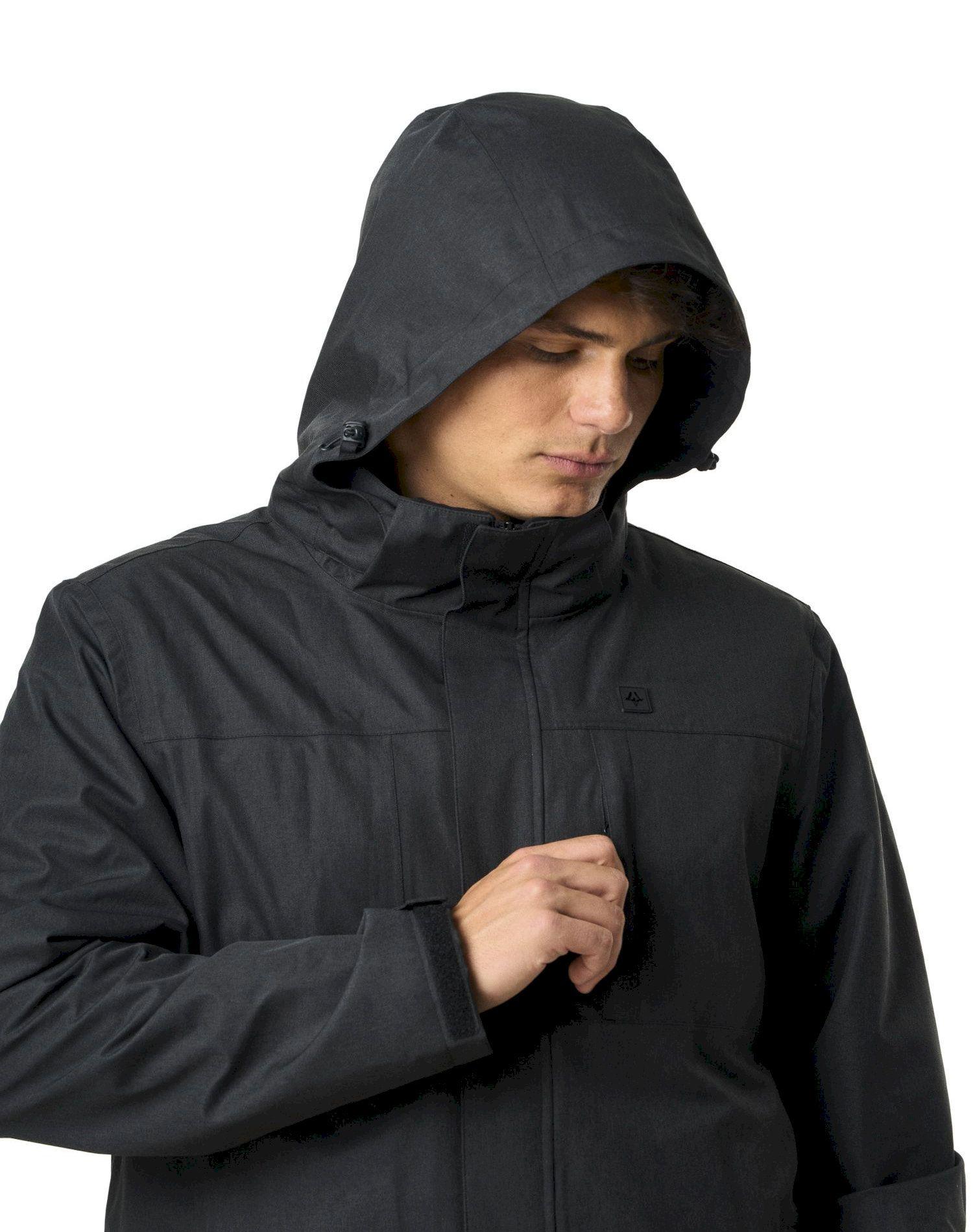 Chaqueta Kivul Hombre Siklos Reciclada Negra-6