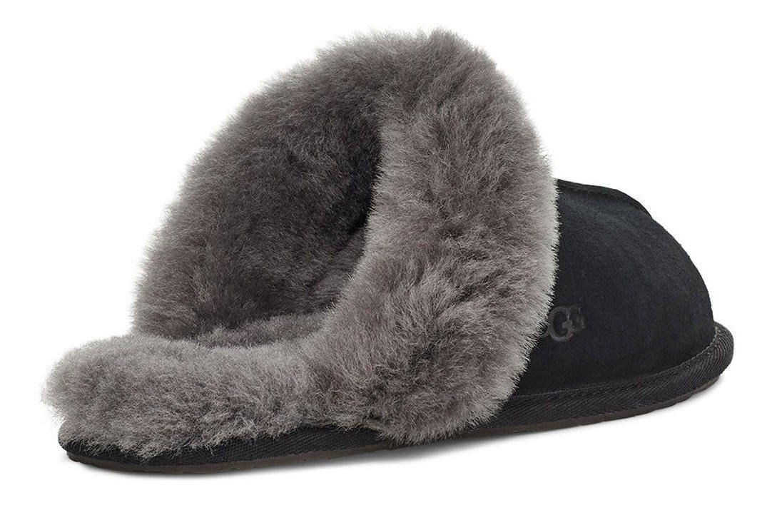 Pantufla UGG Mujer Scuffette II UGBKGY Negro-3