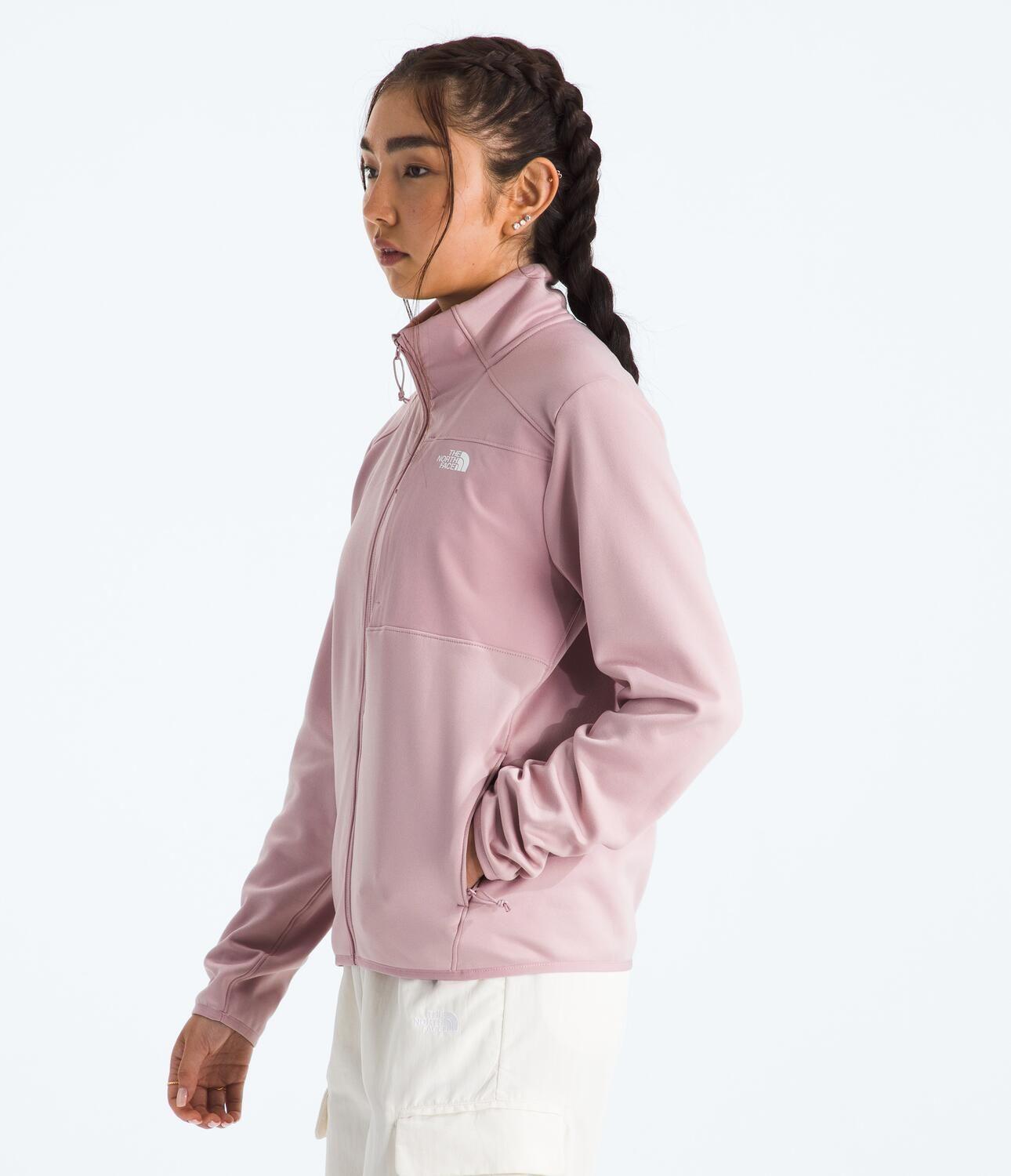Chaqueta Tnf Performance Fleece Full Zip Jacket Mujer Rosado-3