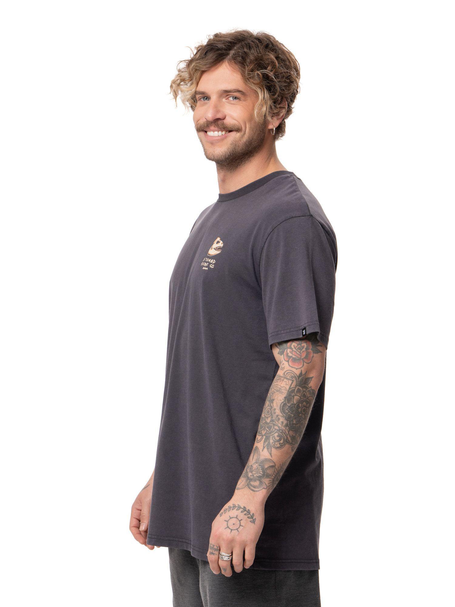 Polera Stoked Hombre Fish Gris-1
