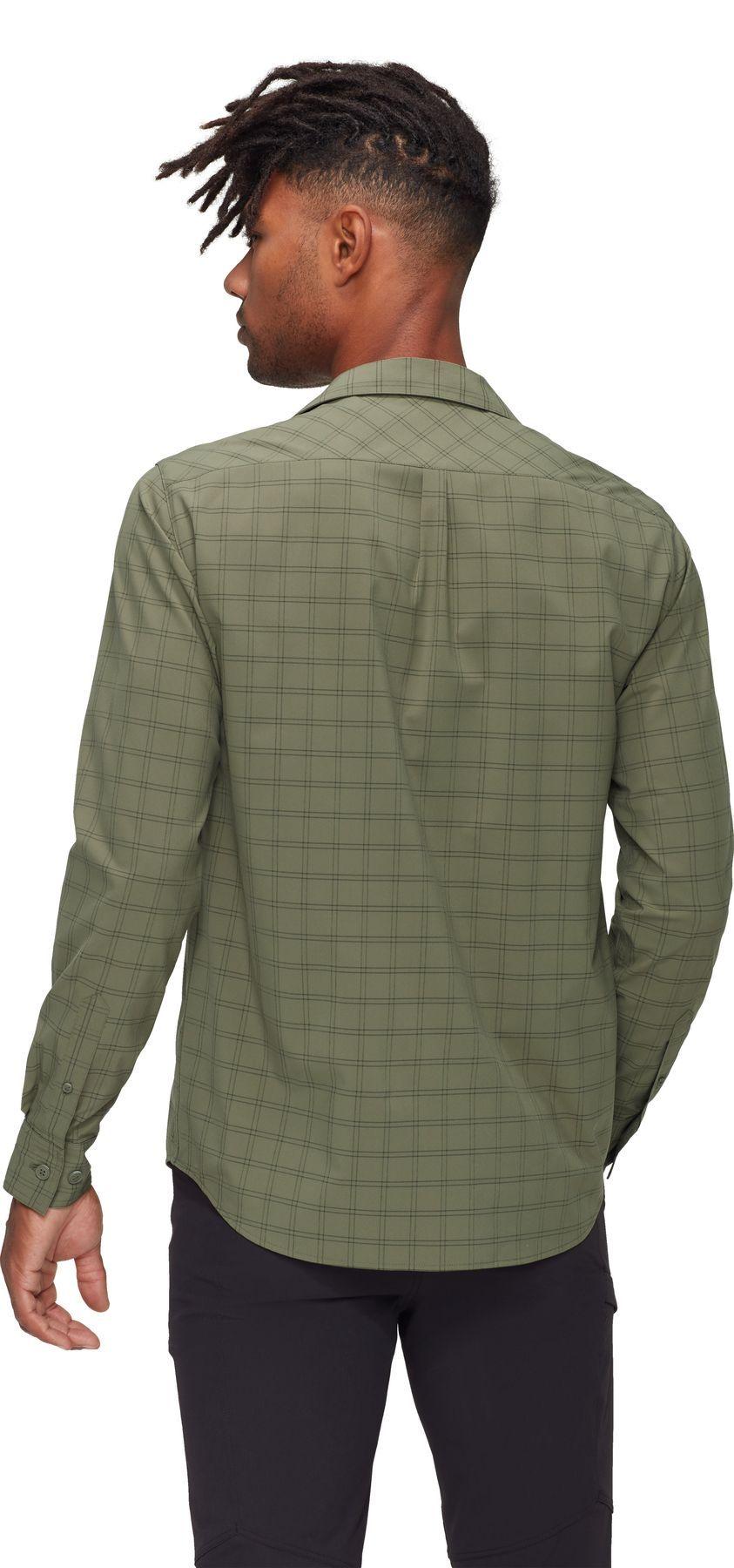 Camisa Mammut Hombre Lenni Longsleeve Verde-1