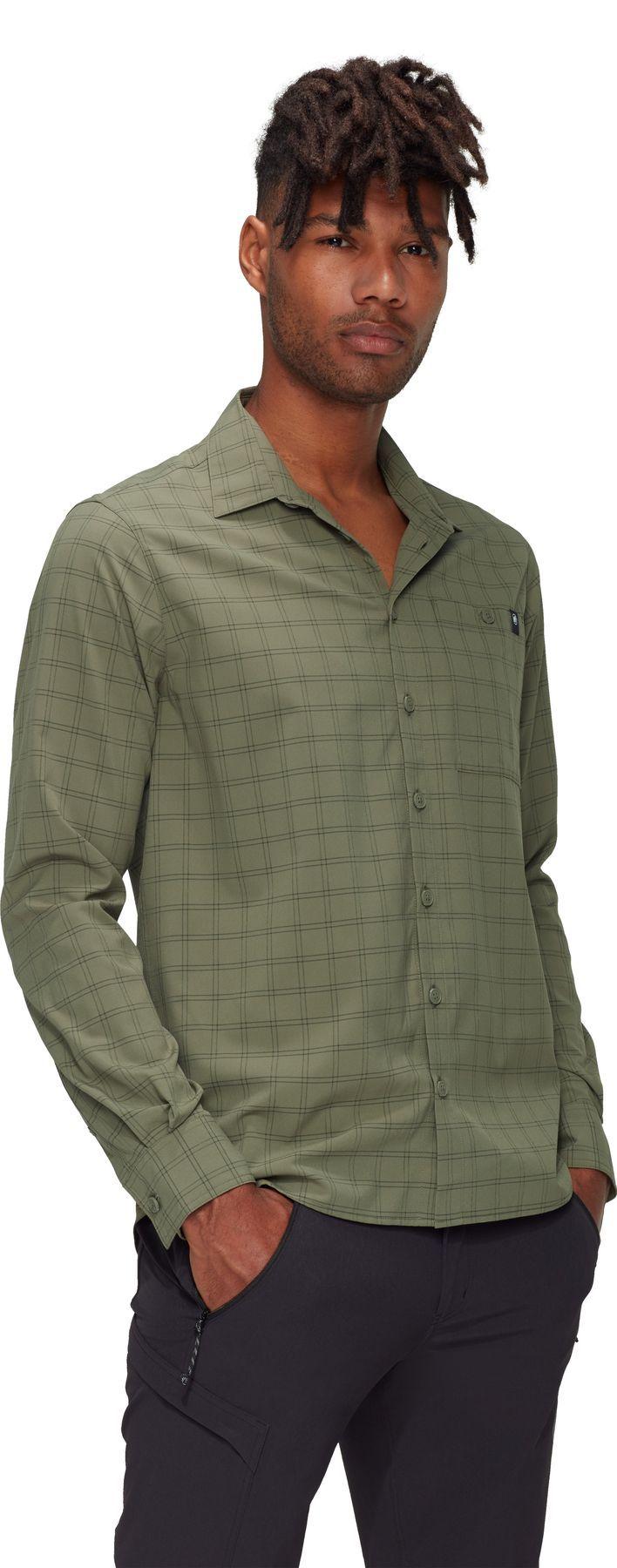 Camisa Mammut Hombre Lenni Longsleeve Verde-2