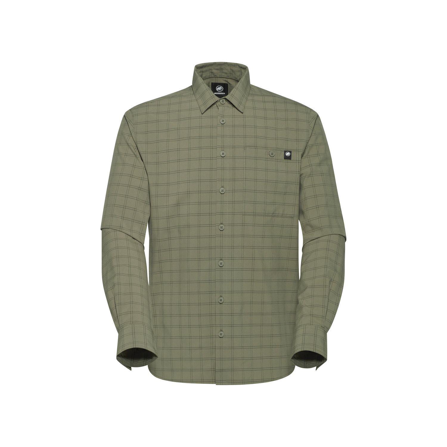 Camisa Mammut Hombre Lenni Longsleeve Verde-3