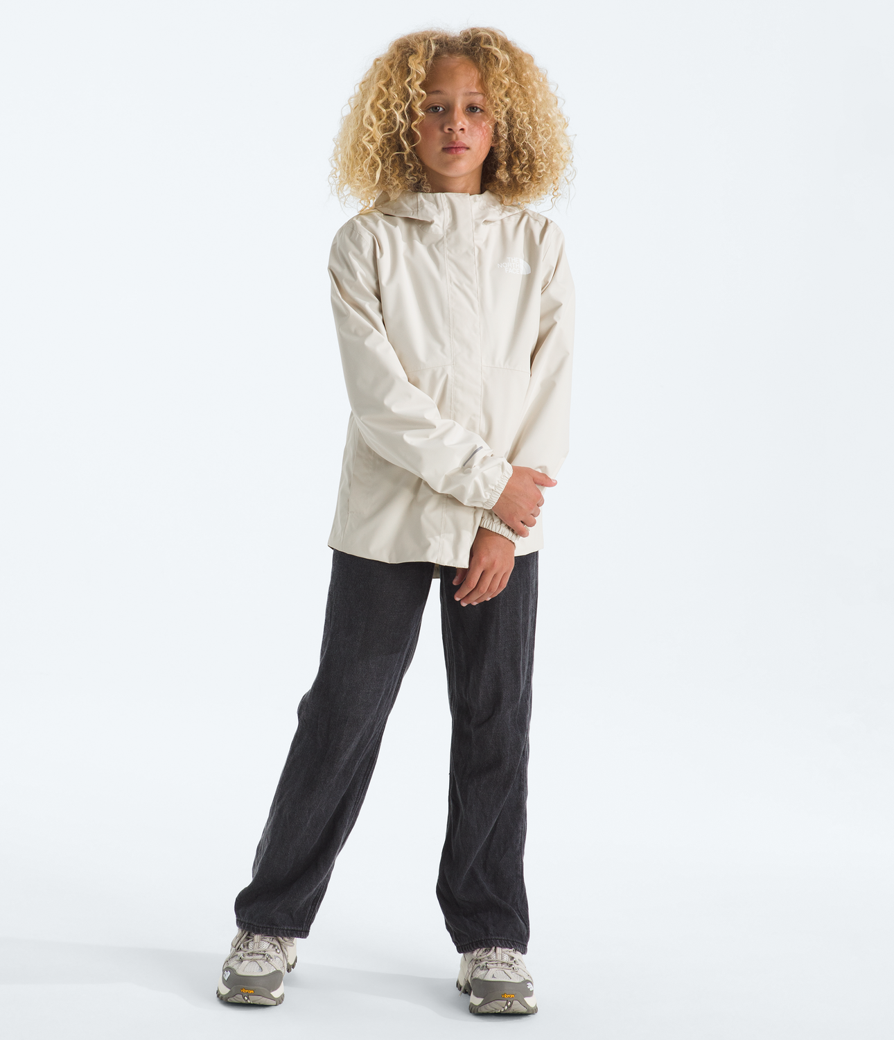 Chaqueta Impermeable Antora Niña Blanco Invierno-2