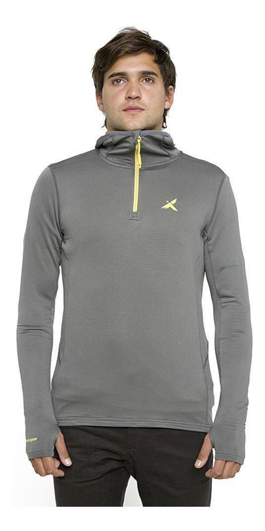 Primera Andesgear Hombre Capa Manquehue Half Zip Gris-0