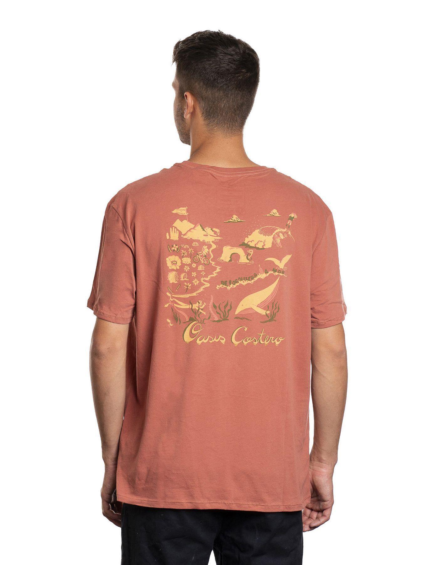 Polera Andesgear Hombre Cordillera A Mar Rojo V25-1