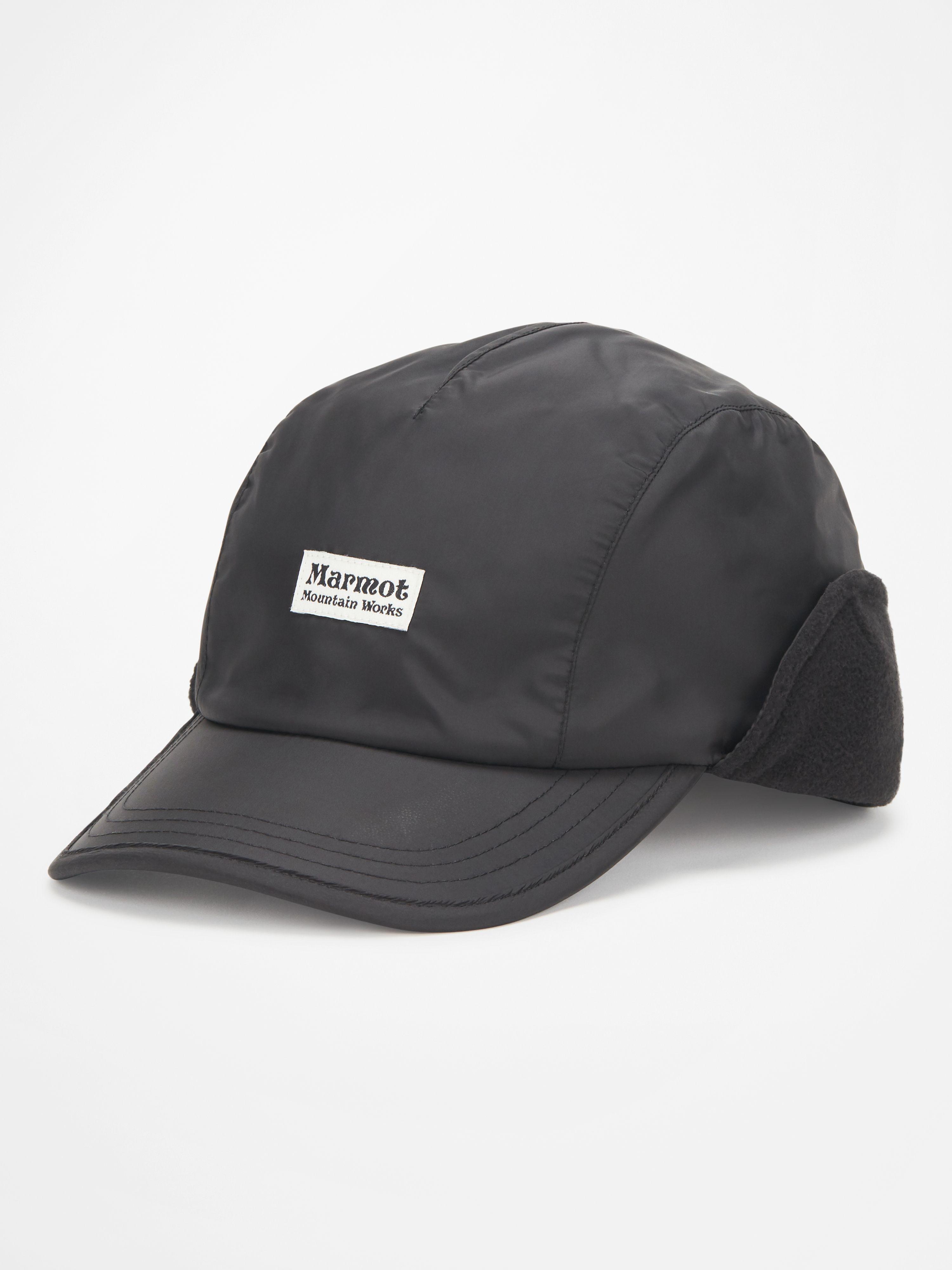 Jockey Marmot Unisex Latitude Flat Cap Negro-0