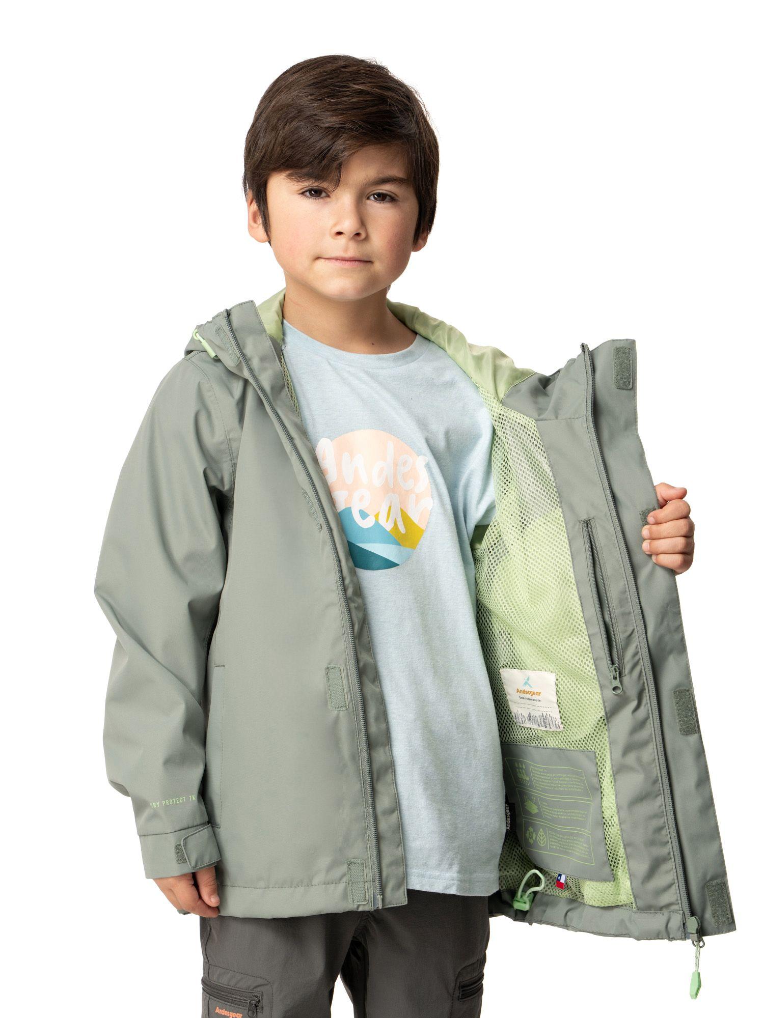 Chaqueta Andesgear Niños Pumalin Kids Gris-3