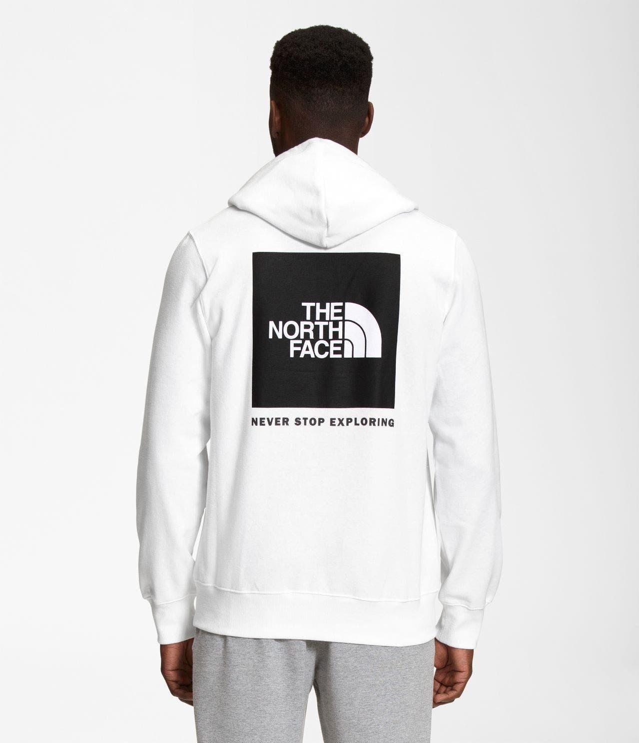 Polerón Hombre The North Face Box Nse Pullover Hoodie Blanco-1