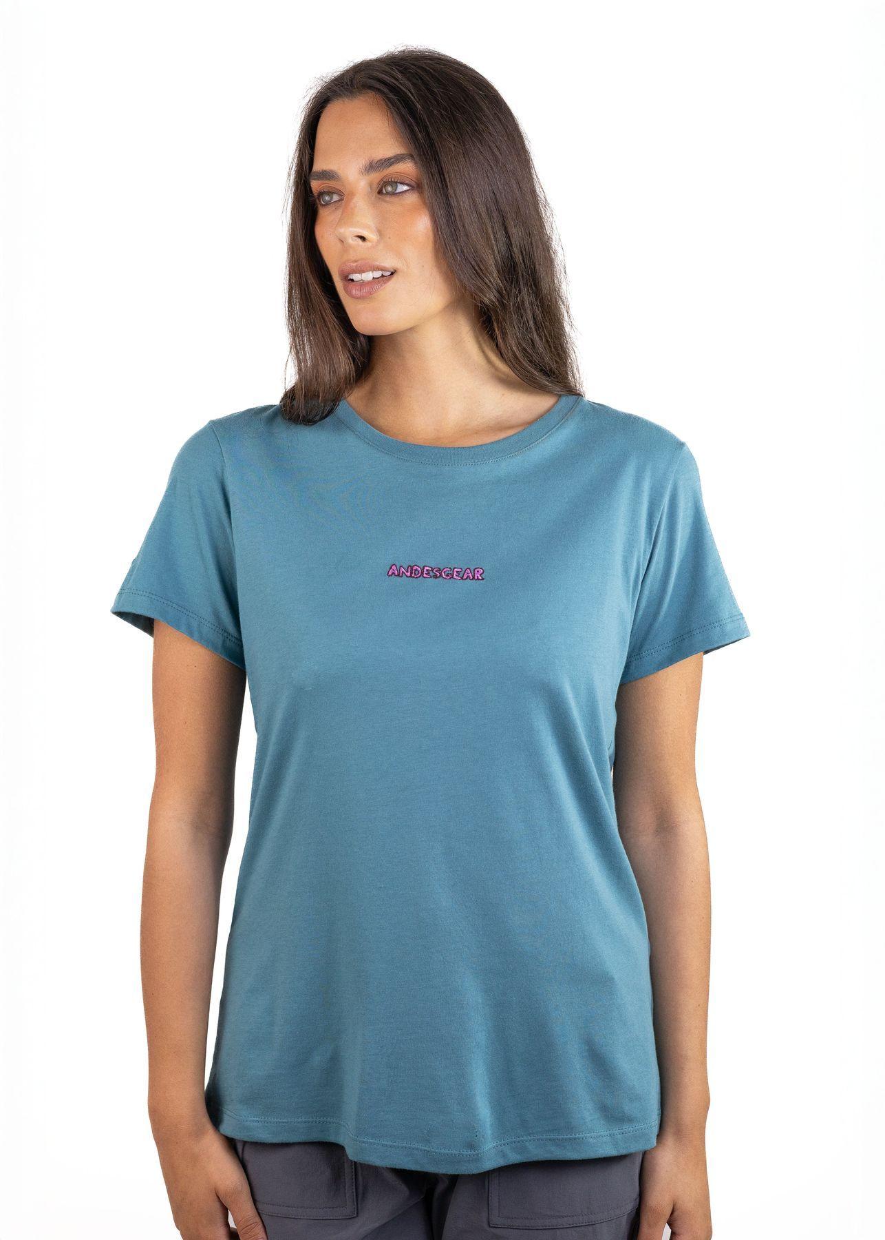 Polera Andesgear Mujer Logo Azul-1