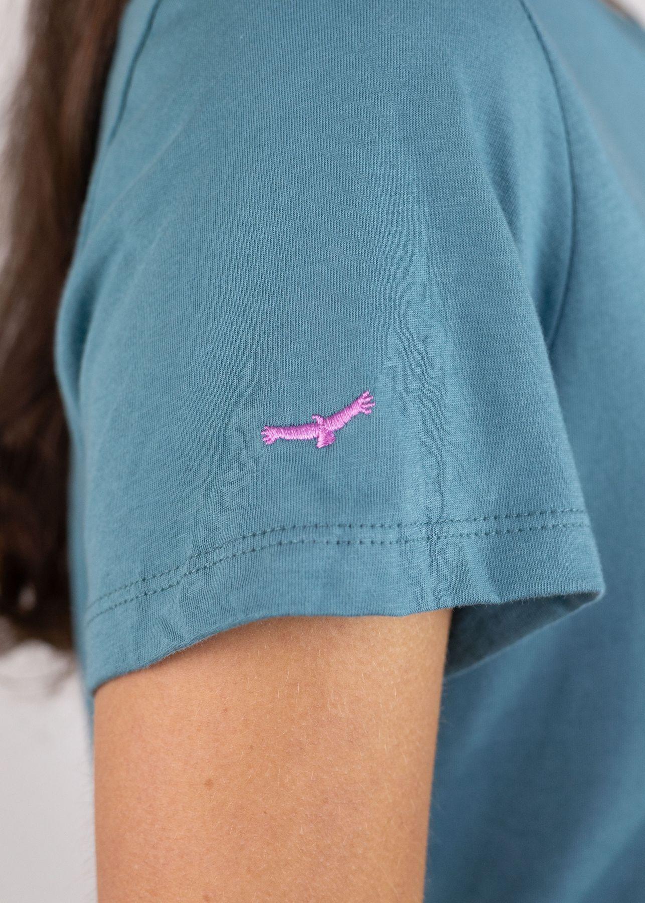 Polera Andesgear Mujer Logo Azul-2