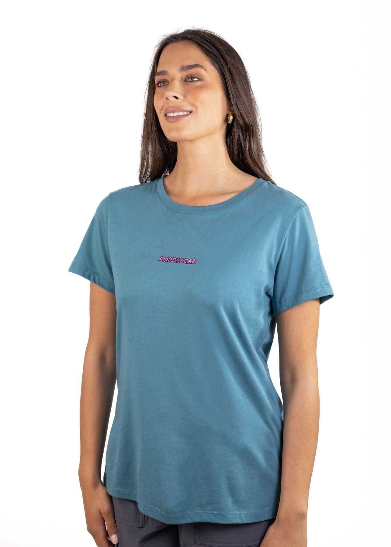 Polera Andesgear Mujer Logo Azul-3