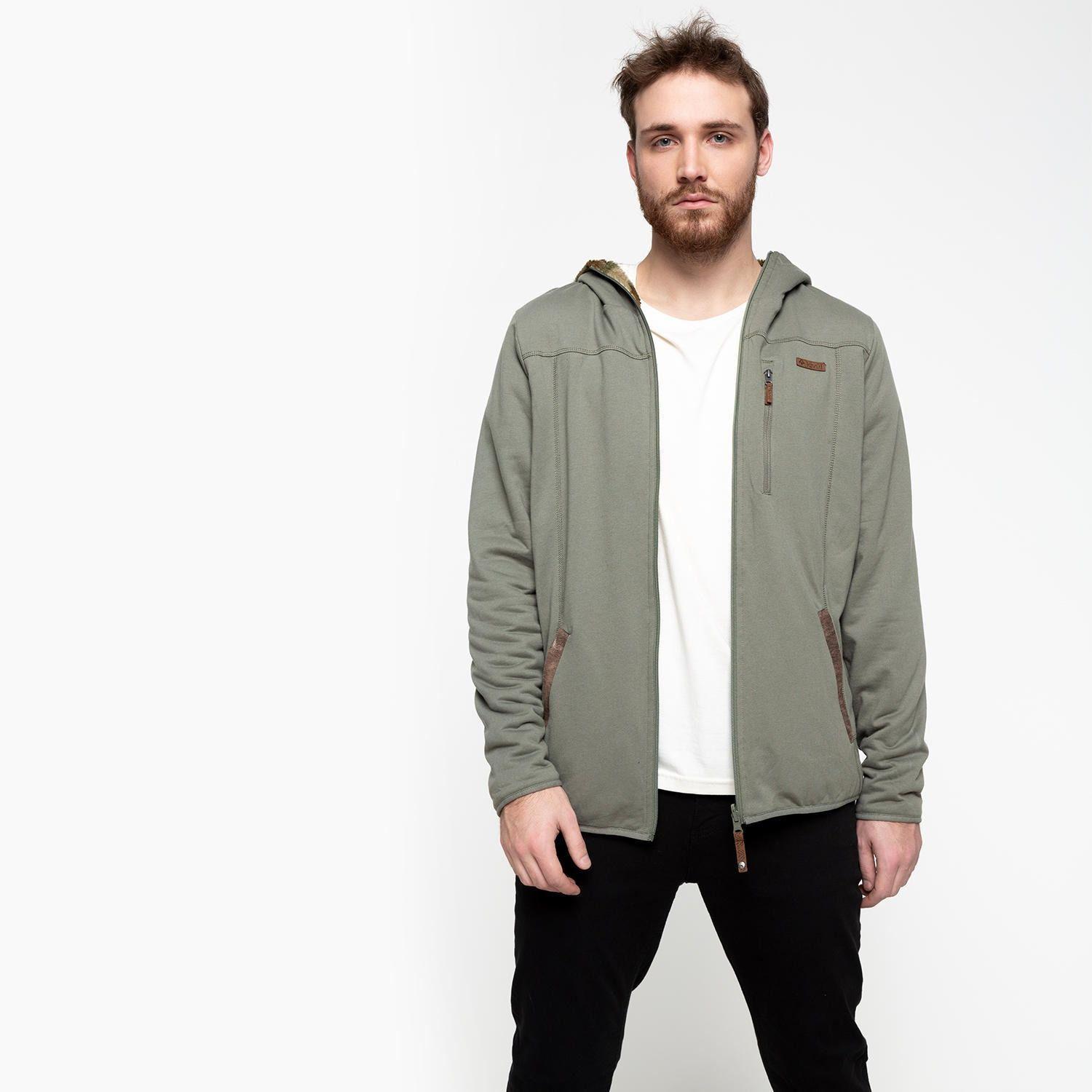 Polerón Kivül Hombre Gizi Reversible Verde-0