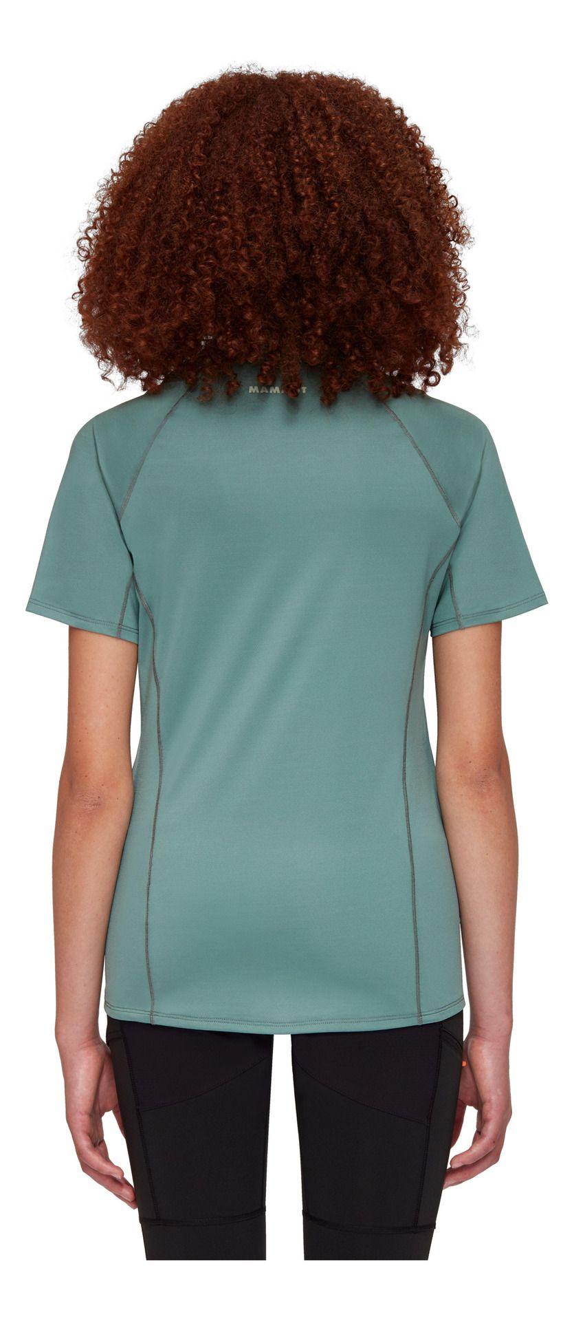 Primera Mammut Mujer Capa Selun Fl T-shirt Logo Verde-2