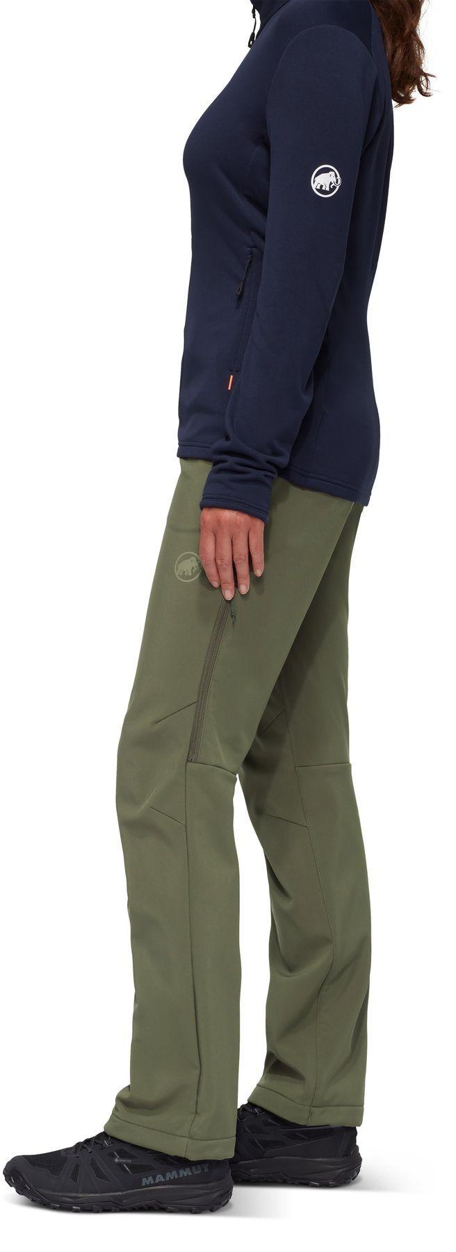 Pantalón Mammut Mujer Runbold Winter So Verde-2